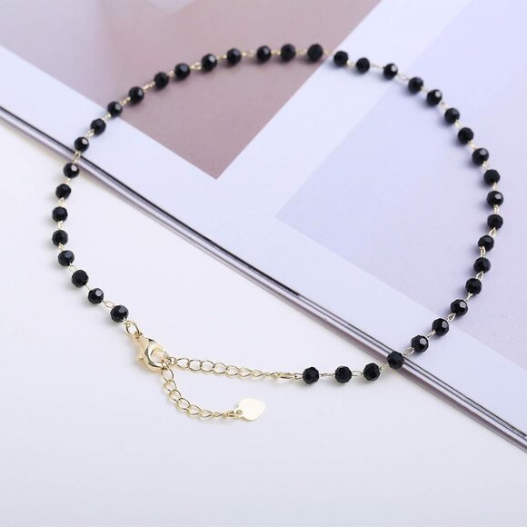 Friendship Gift Handmade Dainty Anklet 14K Gold Plated/Silver Plated Star Lucky - Picture 5 of 8